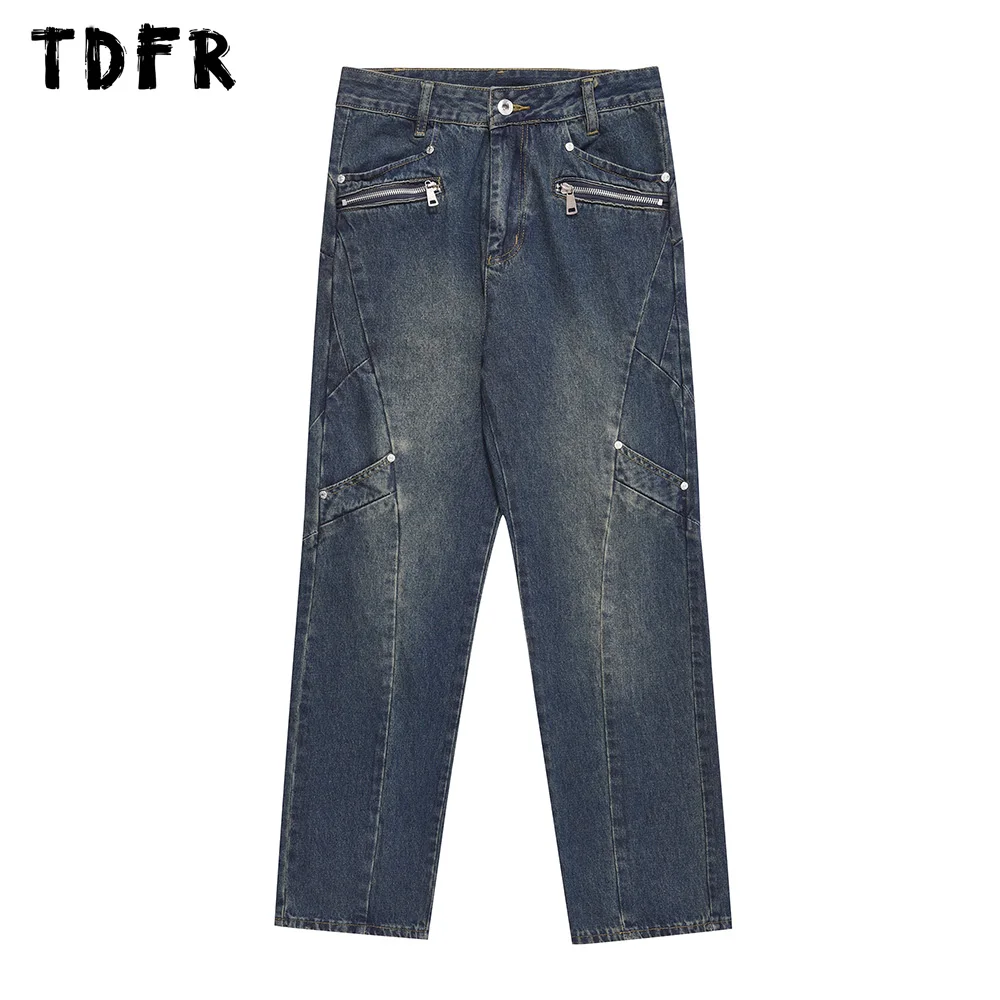 Zipper Decoration Jeans Mens Patchwork Pocket Washed Distressed Casual Streetwear Wide Leg Denim Pants Men
Zipper Decoration Jeans Mens Patchwork Pocket Washed Distressed Casual Streetwear Wide Leg Denim Pants Men