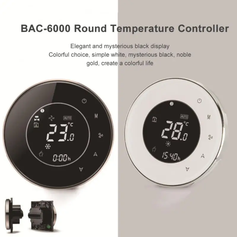 Tuye WiFi Smart Thermostat Air Conditioner Control Panel Touch Button Compatible With Google Assistant And Amazon Alexa
Tuye WiFi Smart Thermostat Air Conditioner Control Panel Touch Button Compatible With Google Assistant And Amazon Alexa