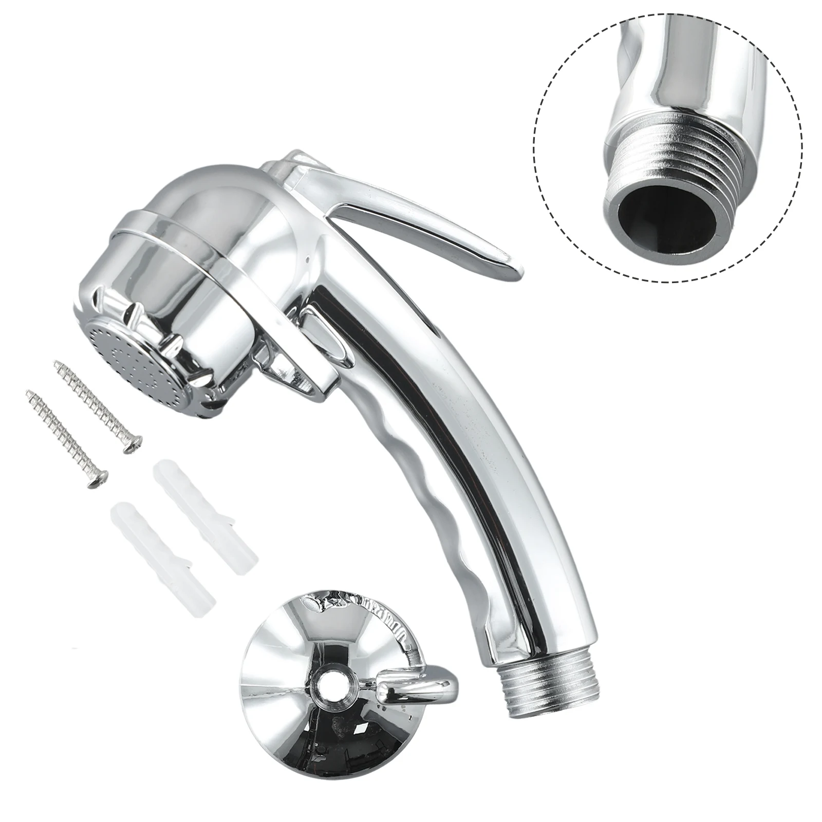 Shower Head Bidet Plastic Silver 1 Pc 14.5cm Dimensions Chrome Corrosion-resistant For Large Vehicles High Quality
Shower Head Bidet Plastic Silver 1 Pc 14.5cm Dimensions Chrome Corrosion-resistant For Large Vehicles High Quality