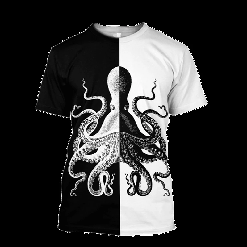 Men's T-shirt Octopus Monster Pattern 3dprinted Summer Casual Short Sleeve Fashion Breathable O-neck Quick Dry Large Size TOPS
Men's T-shirt Octopus Monster Pattern 3dprinted Summer Casual Short Sleeve Fashion Breathable O-neck Quick Dry Large Size TOPS