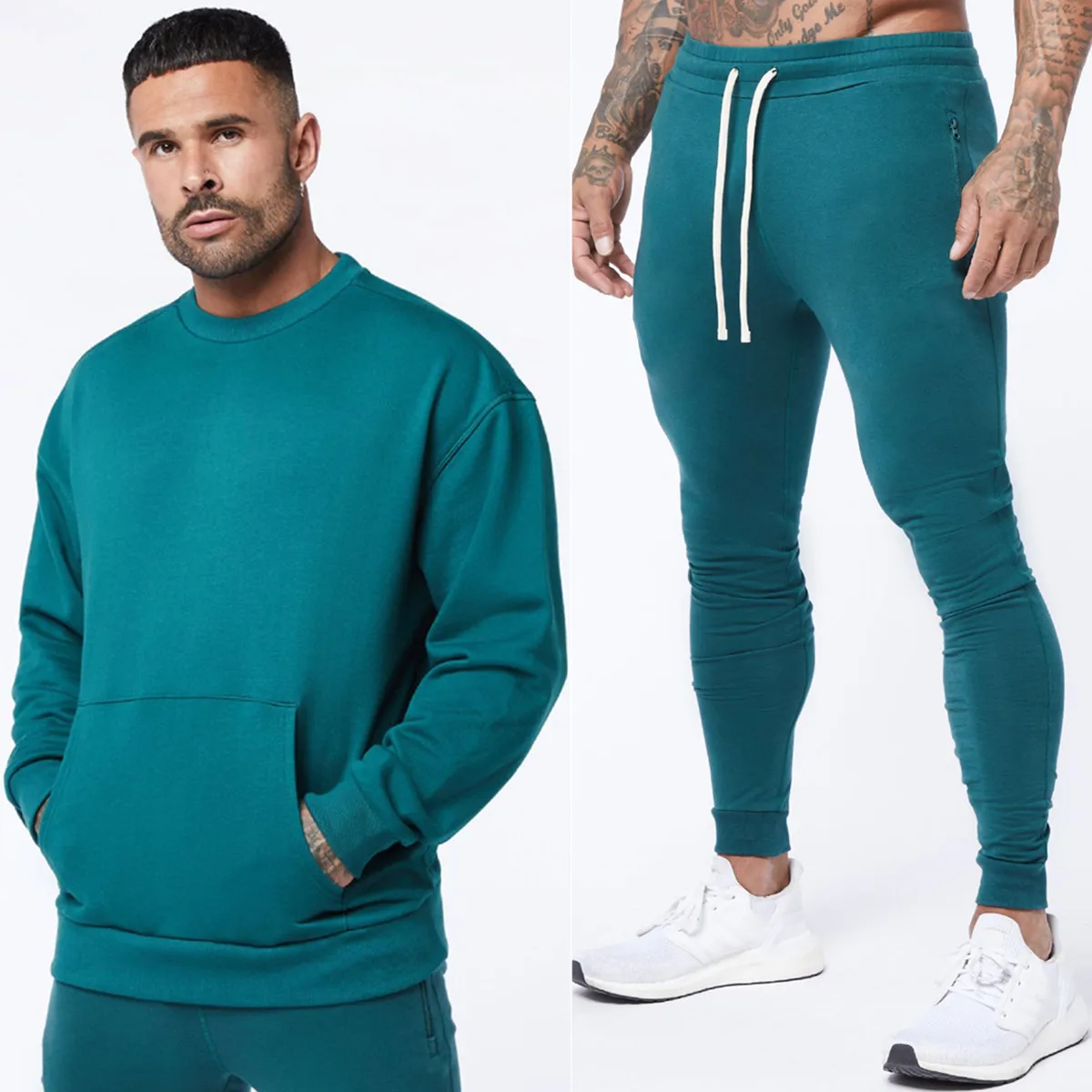 Solid Casual Sportswear Suit Men Hoodie/Pants 2Pcs Set Cotton Sweatshirt/Sweatpants Male Gym Fitness Clothing Joggers Tracksuits
Solid Casual Sportswear Suit Men Hoodie/Pants 2Pcs Set Cotton Sweatshirt/Sweatpants Male Gym Fitness Clothing Joggers Tracksuits