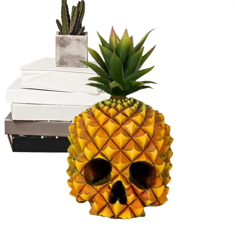 Resin Skull Statue Figurine Classic Ornament Unique Gift Vase Flower Pot Countertop Living Room Decoration Skeleton Head Statue
Resin Skull Statue Figurine Classic Ornament Unique Gift Vase Flower Pot Countertop Living Room Decoration Skeleton Head Statue