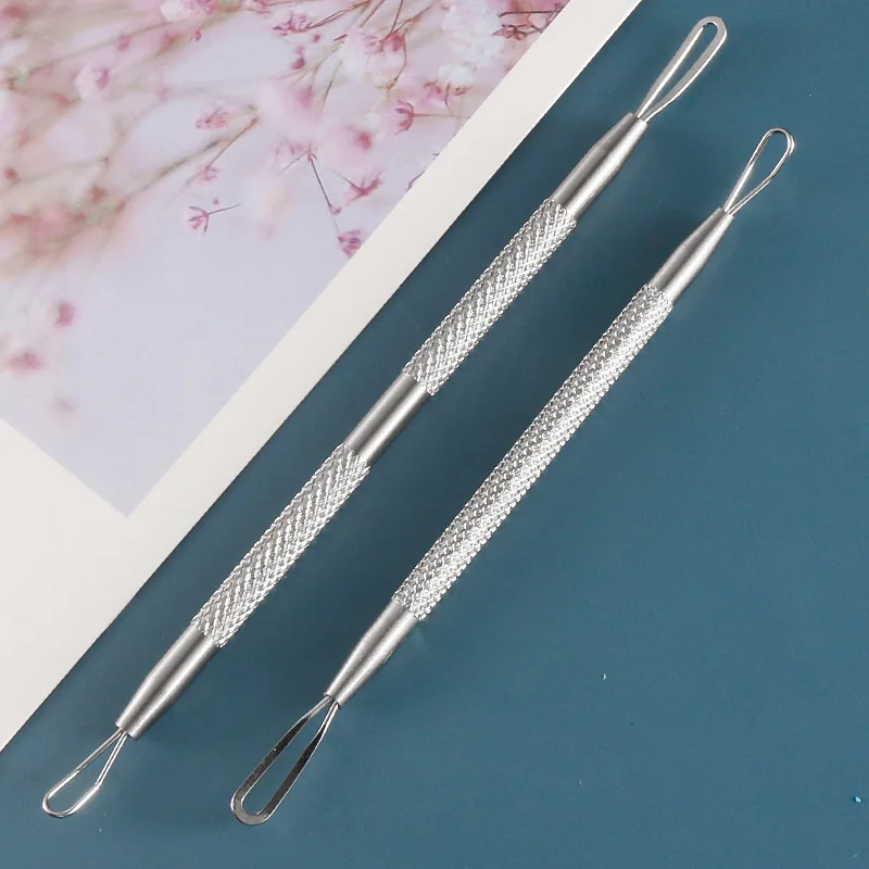 

1PC Acne Blemish Pimple Extractor Tool Stainless Steel Double Ended Acne Needle Blackhead Comedone Remover Face Clean Tools