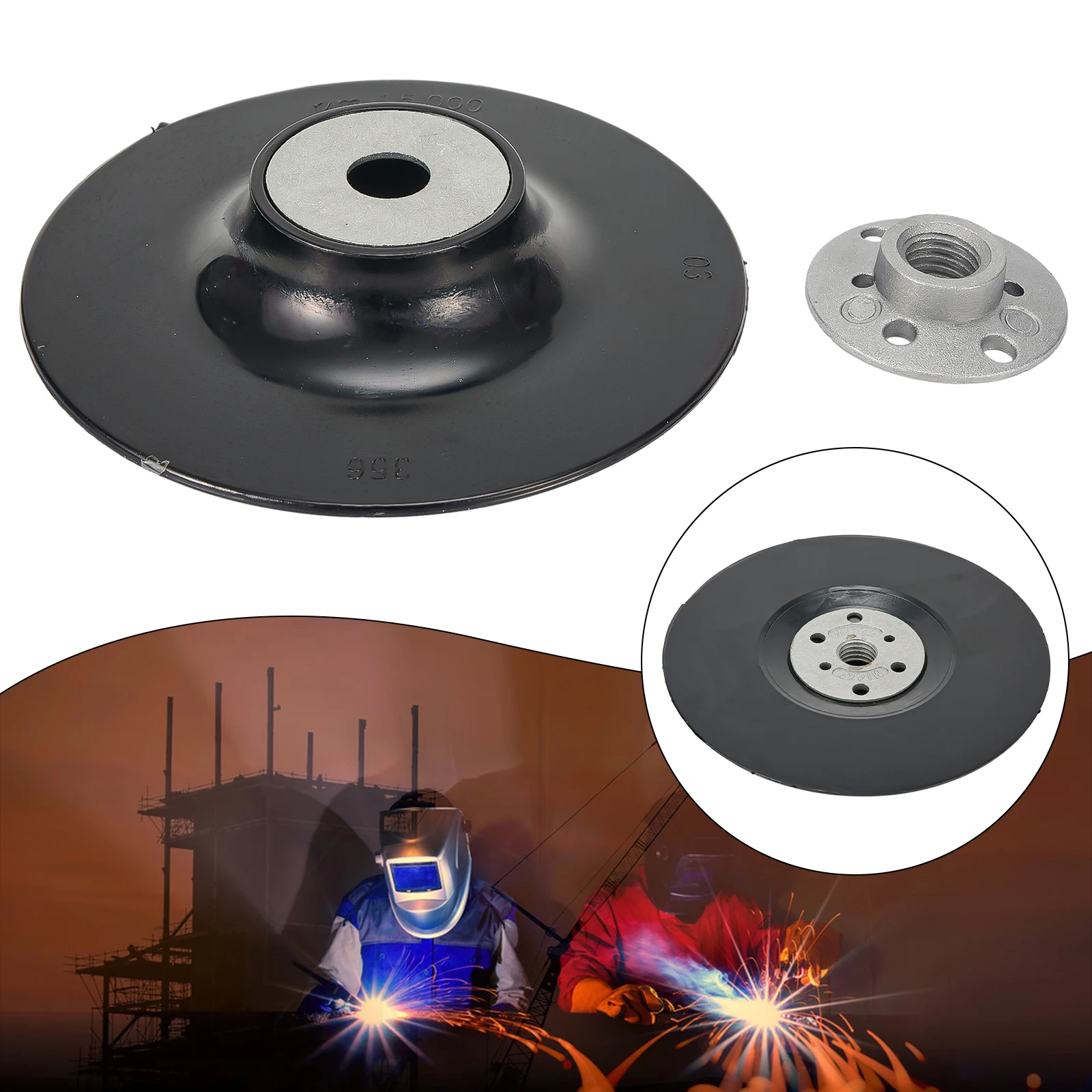 Sanding Pad Backing Pad 125mm 1pcs 5 Inches Accessories For Angle Grinder For Fiber Sand Disc M14 Thread Practical
Sanding Pad Backing Pad 125mm 1pcs 5 Inches Accessories For Angle Grinder For Fiber Sand Disc M14 Thread Practical