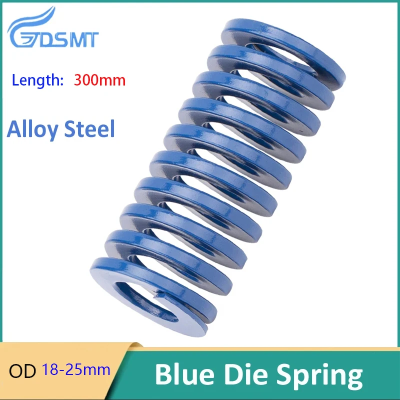 Light Duty Spiral Stamping Blue Mold Spring Compression Compression Mold Spring Outer Diameter 18-25mm Length 300mm
Light Duty Spiral Stamping Blue Mold Spring Compression Compression Mold Spring Outer Diameter 18-25mm Length 300mm