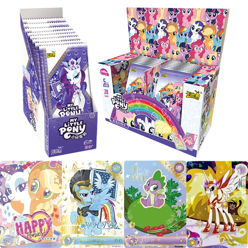 

KAYOU Genuine My Little Pony Anime Card Friendship Eternal Cards Huiyue Pack Rare SC SGR Collection Card Toy Gift Princess Card