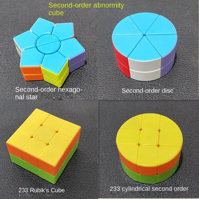 Second-Order 233 Magic Cubes Second-Order Hexagonal Star round Cake Smooth Second-Order Special-Shaped Cylindrical Cube
Second-Order 233 Magic Cubes Second-Order Hexagonal Star round Cake Smooth Second-Order Special-Shaped Cylindrical Cube