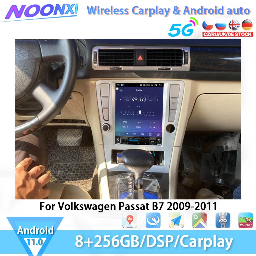 For Volkswagen Passat B7 2009-2011 Car Radio Multimedia Player Stereo GPS Bluetooth Navigation 2Din Head Unit Android 11 8+256G
For Volkswagen Passat B7 2009-2011 Car Radio Multimedia Player Stereo GPS Bluetooth Navigation 2Din Head Unit Android 11 8+256G
