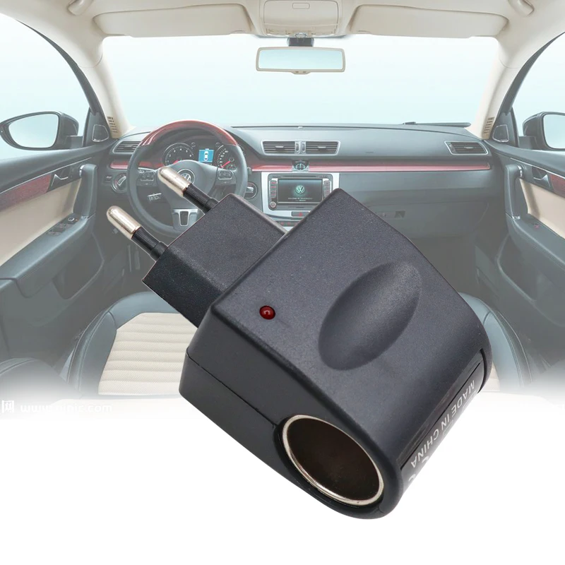 Car Cigarette Lighter Power AC 220V To DC 12V Black Adapter Converter Car Electronic Devices Automobile Accessories
Car Cigarette Lighter Power AC 220V To DC 12V Black Adapter Converter Car Electronic Devices Automobile Accessories