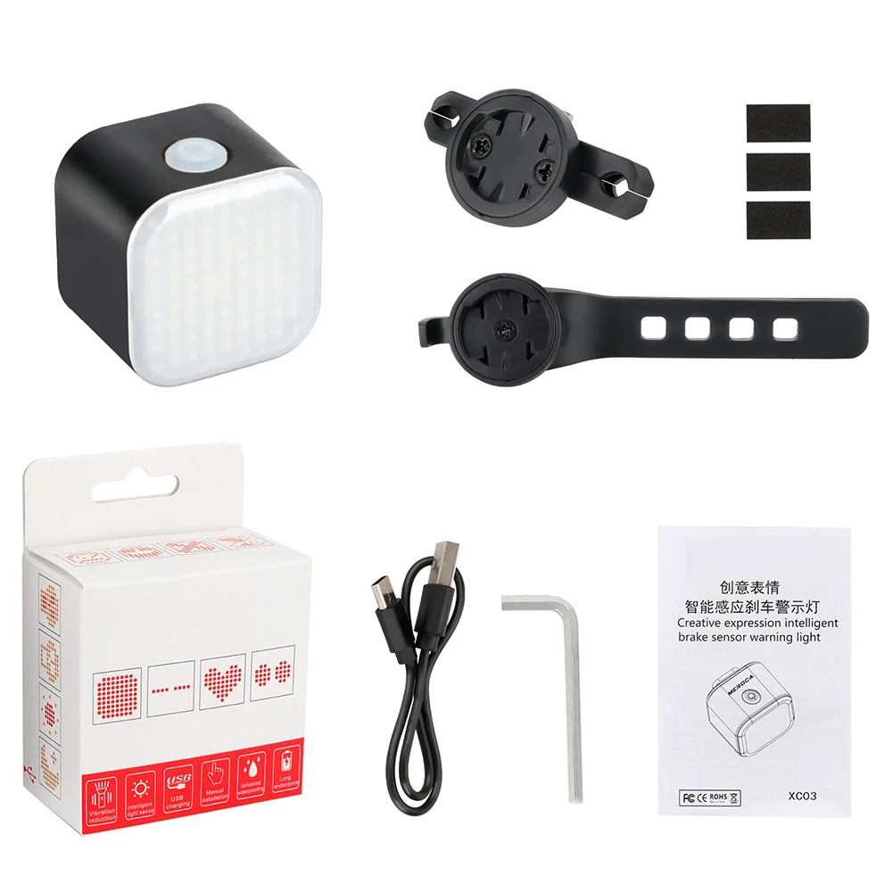 Велосипедный фонарь с интеллектуальным датчиком, креативное выражение, 1414-77 шт. лампочек типа C, зарядка аккумулятора 500 мАч, зарядка типа с
Велосипедный фонарь с интеллектуальным датчиком, креативное выражение, 1414-77 шт. лампочек типа C, зарядка аккумулятора 500 мАч, зарядка типа с