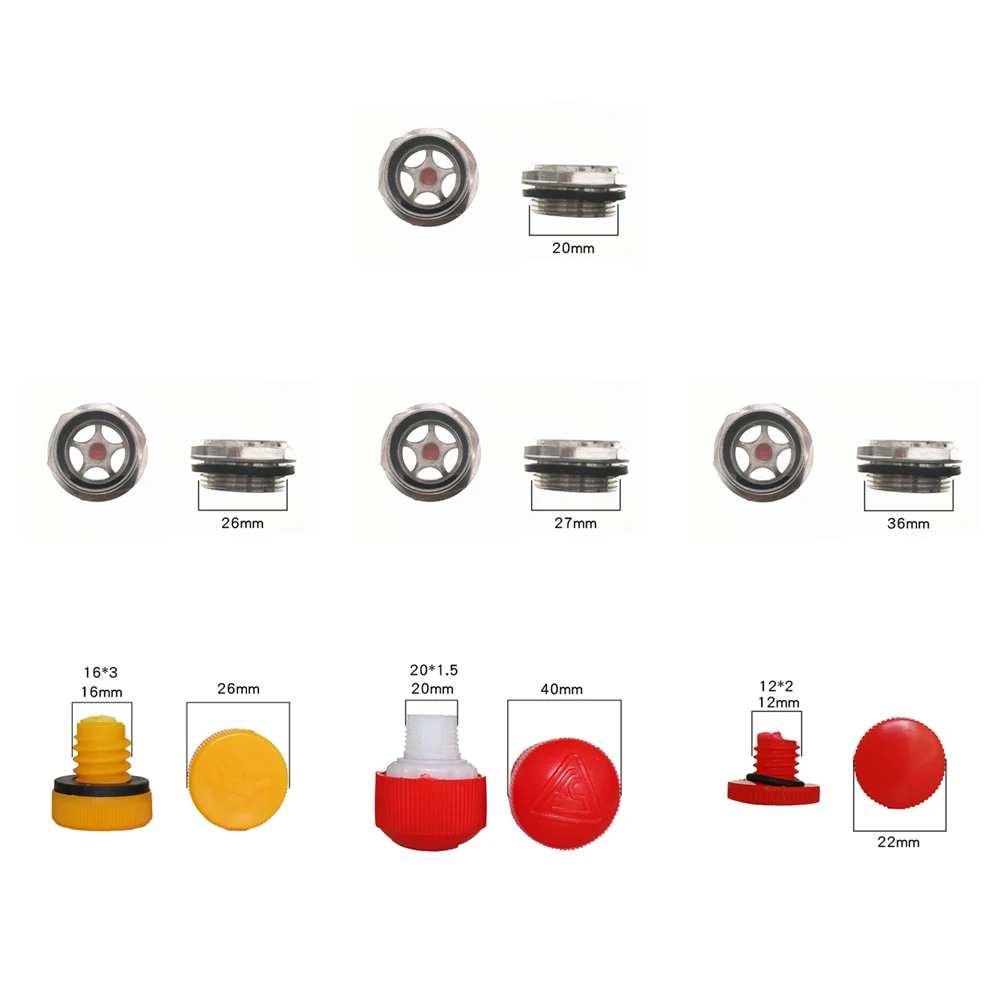 1Pcs Air Compressor Accessories Plastic Oil Plug Aluminum Oil Mirror Pump Accessories Belt Type Piston Air Compressor Parts
1Pcs Air Compressor Accessories Plastic Oil Plug Aluminum Oil Mirror Pump Accessories Belt Type Piston Air Compressor Parts