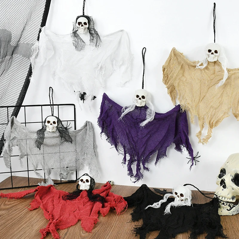 

Halloween Decoration Horror Hanging Skeleton Hanging Ghost Haunted House Scary Props Halloween Home Garden Party Supplies