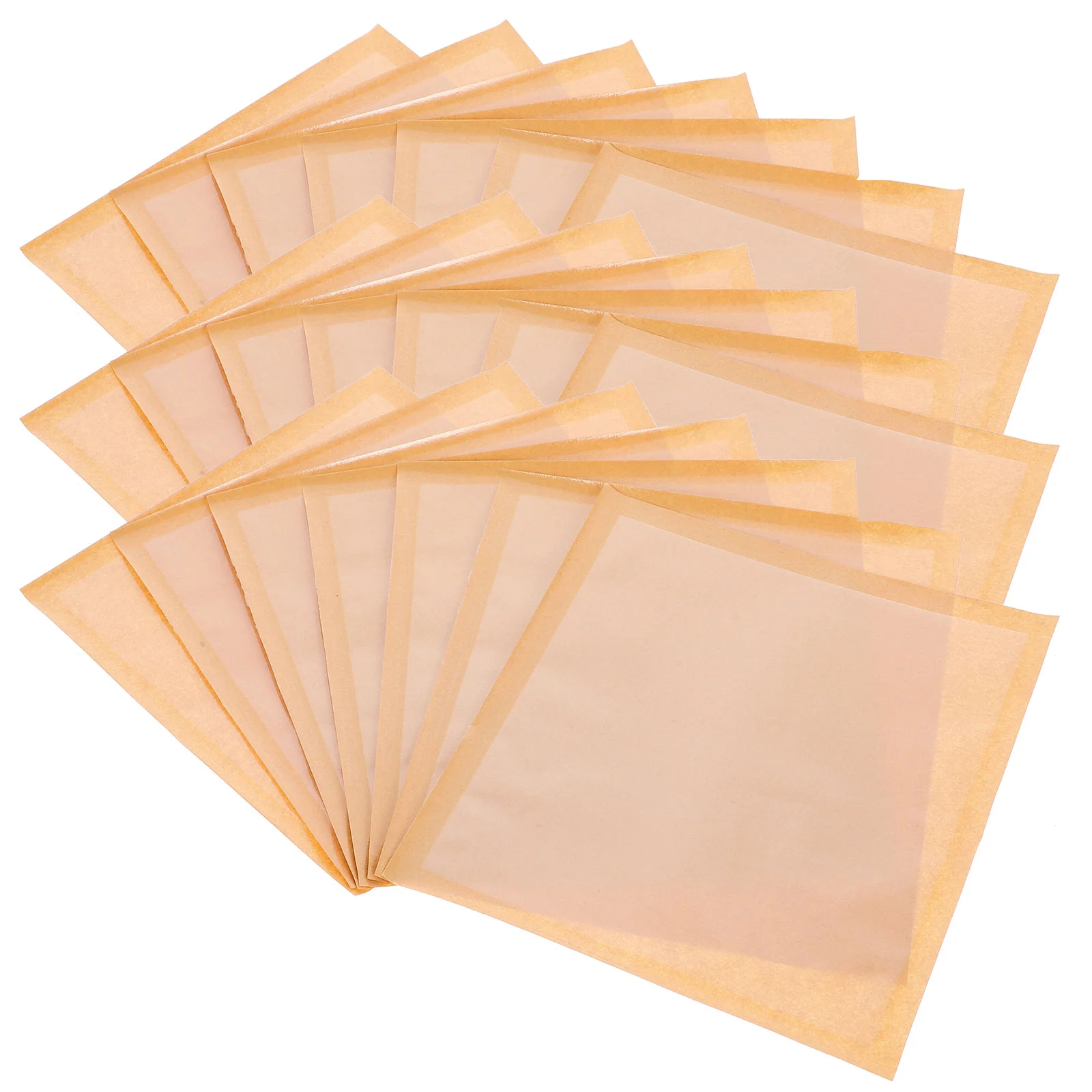 

100 Pcs Packing Bag Doughnut Heat Seal Bags for Cookies Bread Sandwich Bakery with Window Donut Kraft Paper