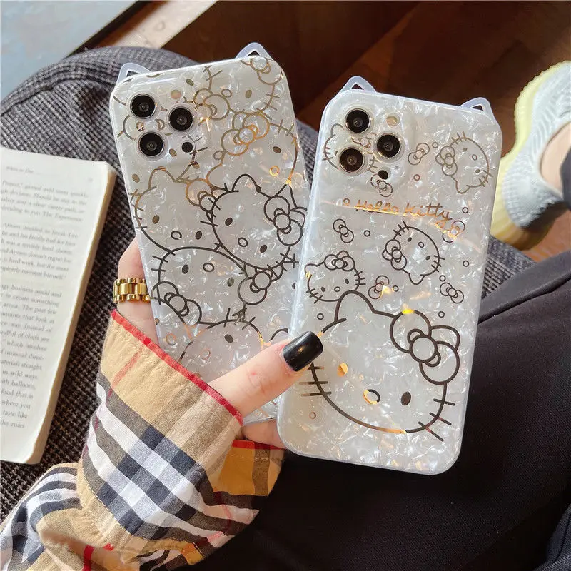 Hello Kittys Milky Kawaii Iphone Phone Case Cartoon for Iphone 12 13 11 Pro Max Xr X Xs Max All-Inclusive Anti-Drop Phone Case
Hello Kittys Milky Kawaii Iphone Phone Case Cartoon for Iphone 12 13 11 Pro Max Xr X Xs Max All-Inclusive Anti-Drop Phone Case