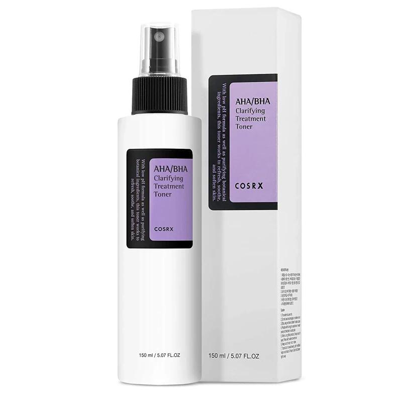 Cosrx AHA/BHA Clarifying Treatment Toner 150ml Smooth Face Serum Oil Control Shrink Pores Skin Whitening Korea Cosmetic
Cosrx AHA/BHA Clarifying Treatment Toner 150ml Smooth Face Serum Oil Control Shrink Pores Skin Whitening Korea Cosmetic