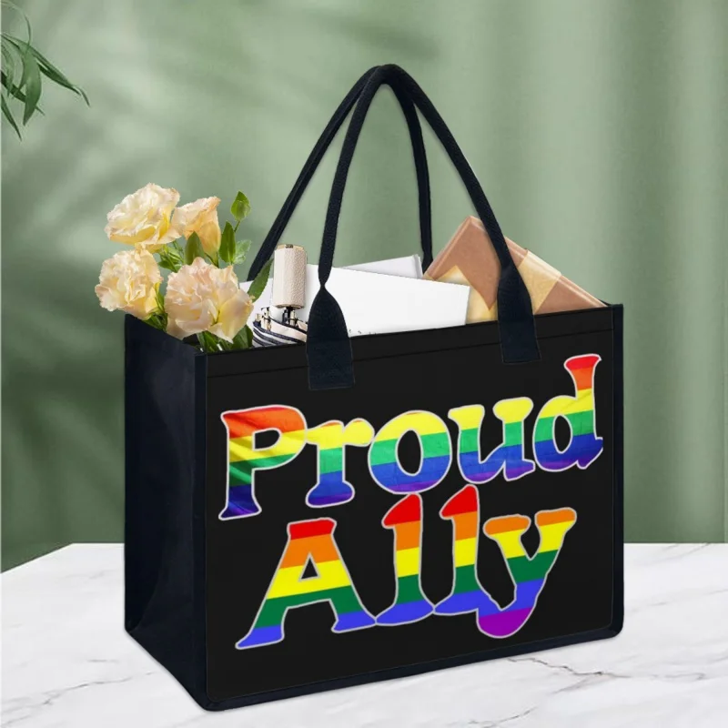 Twoheartsgirl Pride LGBT Pride Tote Bag for Women Large Capacity Handbags Shoulder Bags Casual Female Top-handle Sac Drop Ship
Twoheartsgirl Pride LGBT Pride Tote Bag for Women Large Capacity Handbags Shoulder Bags Casual Female Top-handle Sac Drop Ship