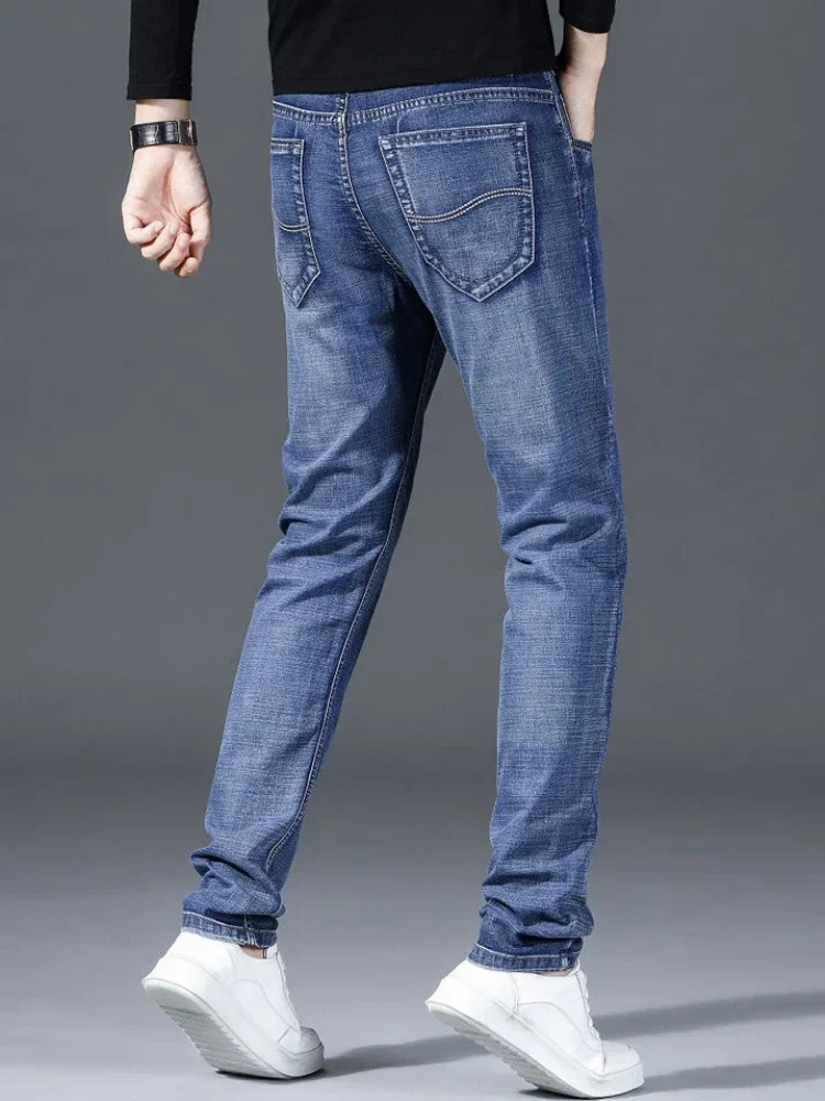 Брюки мужские облегающие в ковбойском стиле, эластичные штаны с карманами, обтягивающие джинсы, рабочая одежда, большие размеры
Брюки мужские облегающие в ковбойском стиле, эластичные штаны с карманами, обтягивающие джинсы, рабочая одежда, большие размеры