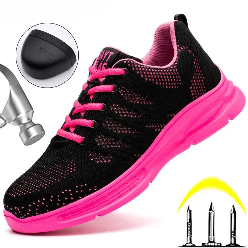 Work Shoes Women Work Sneakers Steel Toe Shoes Anti-smash Anti-puncture Safety Shoes Man Women Protective Shoes
Work Shoes Women Work Sneakers Steel Toe Shoes Anti-smash Anti-puncture Safety Shoes Man Women Protective Shoes