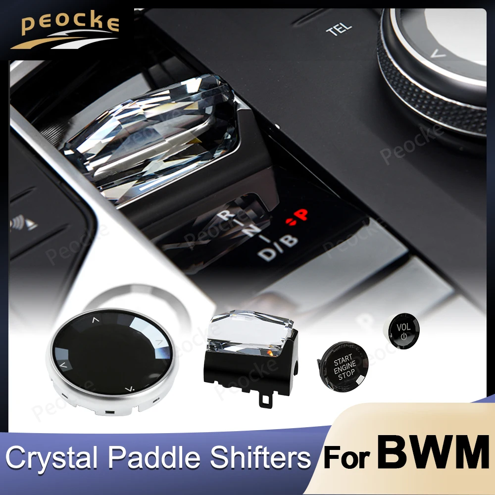 Crystal Gear Shift Paddles Knob Original Style Metal Base For BMW G20 G21 X5 G05 X6 G06 X7 G07 X3 i3 i4 Crystal 4Pcs Set
Crystal Gear Shift Paddles Knob Original Style Metal Base For BMW G20 G21 X5 G05 X6 G06 X7 G07 X3 i3 i4 Crystal 4Pcs Set