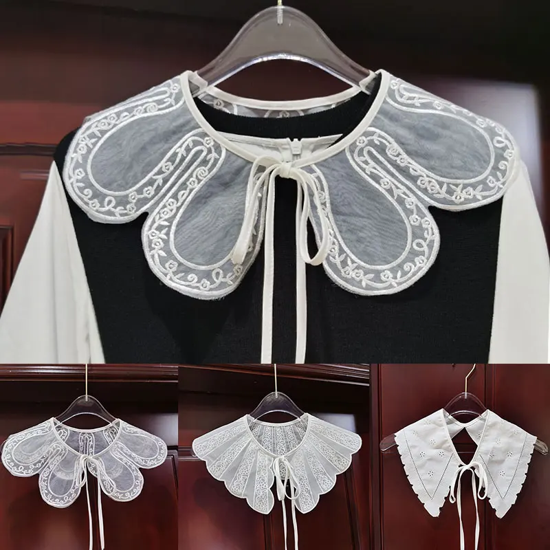 Hollow Lace Fake Collar Blouse Sweater Detachable Shirt Collar False Collar Lapel Women's Children's Clothing Tops Collars Decor
Hollow Lace Fake Collar Blouse Sweater Detachable Shirt Collar False Collar Lapel Women's Children's Clothing Tops Collars Decor