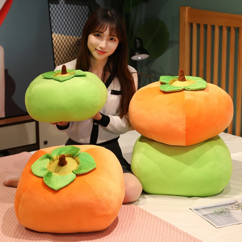 30/40cm Lifelike Persimmon Fruit Plush Toy Stuffed Soft Food Plant Sleeping Pillow Cushion Creative Doll Toy for Girls Home Deco
30/40cm Lifelike Persimmon Fruit Plush Toy Stuffed Soft Food Plant Sleeping Pillow Cushion Creative Doll Toy for Girls Home Deco