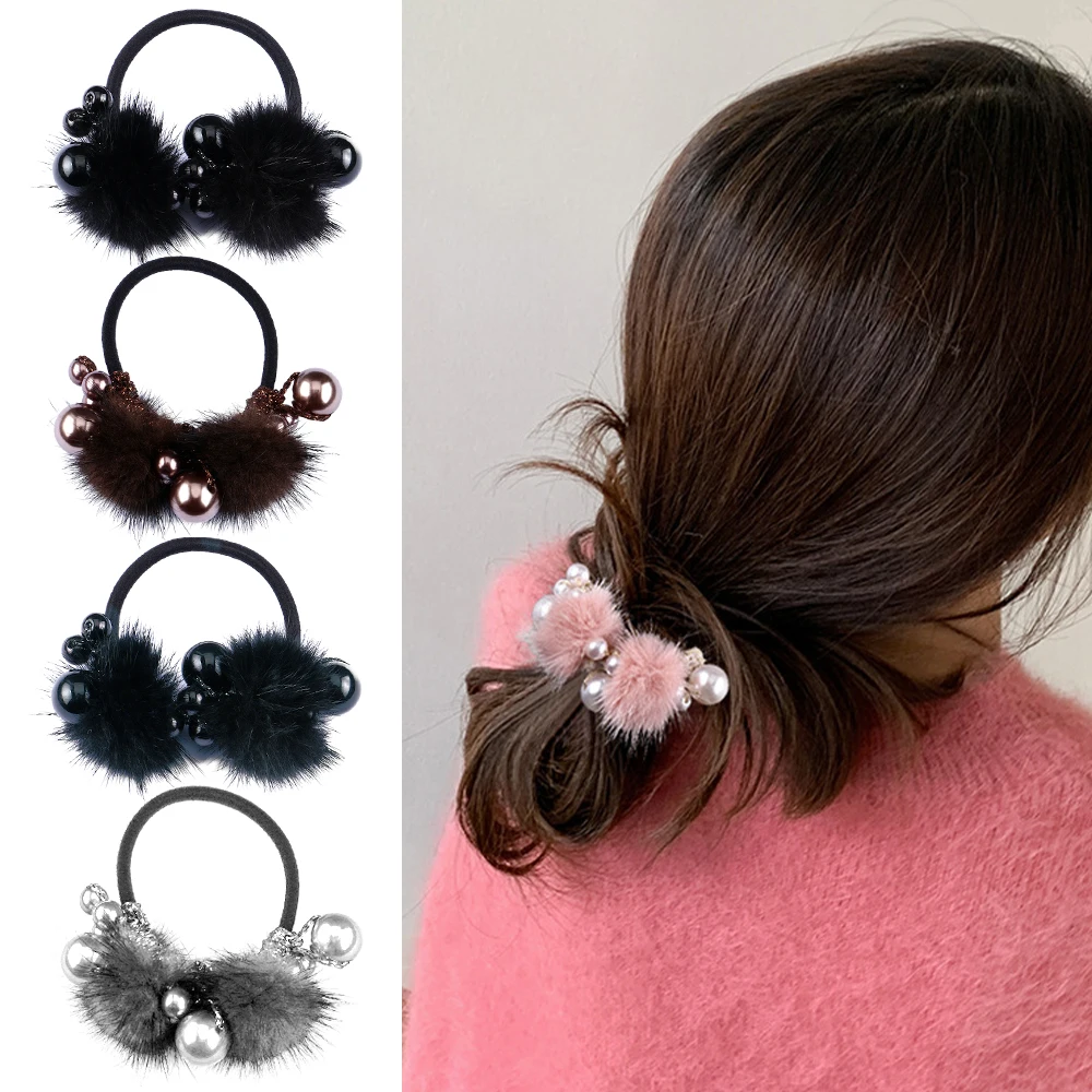 Sweet Imitation Pearl Elastic Hair Band Women Girls Colorful Pompom Rubber Band Hair Ties For Ponytail Holders Hair Accessories
Sweet Imitation Pearl Elastic Hair Band Women Girls Colorful Pompom Rubber Band Hair Ties For Ponytail Holders Hair Accessories