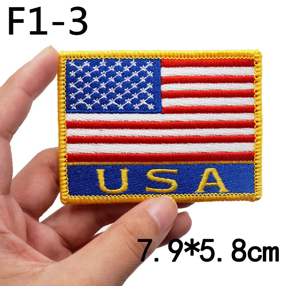 US FLAG tactical army Embroidered Patches Badge F1-3 
US FLAG tactical army Embroidered Patches Badge F1-3
