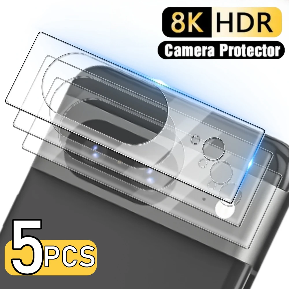 

Прозрачная защитная пленка для объектива камеры HD 1-5 шт. для Google Pixel 8/8Pro, закаленное стекло для задней камеры Google Pixel8 pro Pixel8, пленка для объектива