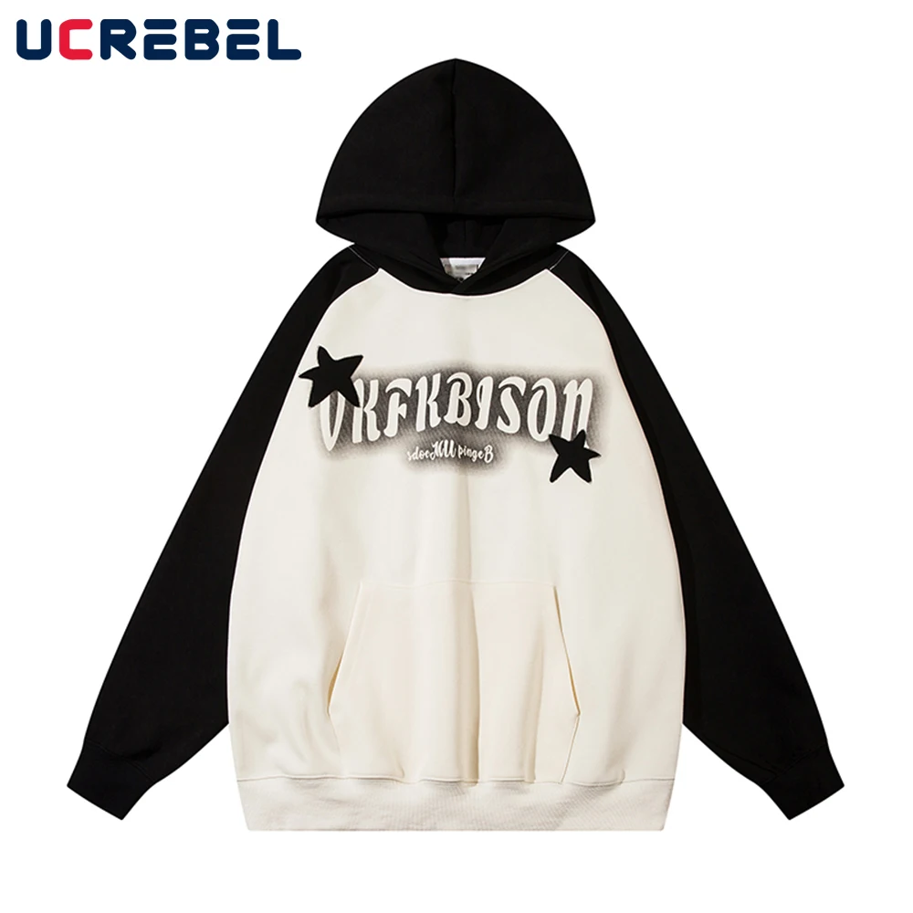 Letter Print Hooded Sweatshirts Mens Loose Long Sleeve Drop Shoulder Color Block Vibe Style Pockets Hoodies Men
Letter Print Hooded Sweatshirts Mens Loose Long Sleeve Drop Shoulder Color Block Vibe Style Pockets Hoodies Men