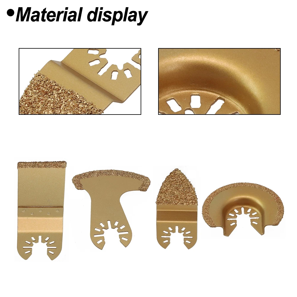 Brand New Carbide Saw Blade Oscillating Universal 4pcs/Set Accessories High Quality Instrument Multifunctional
Brand New Carbide Saw Blade Oscillating Universal 4pcs/Set Accessories High Quality Instrument Multifunctional