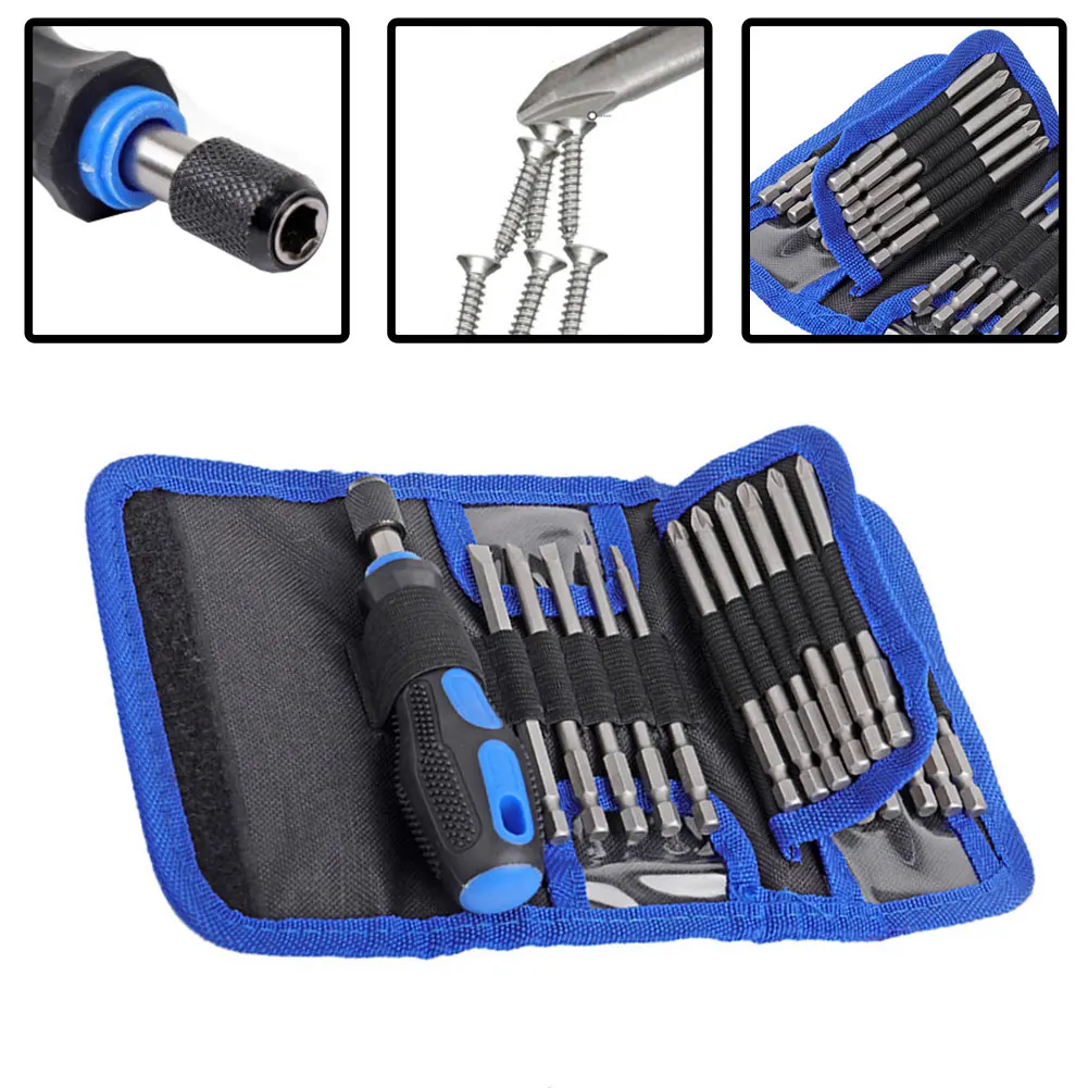 24PCS 100mm Long Screwdriver Bit Set Quick Release Magnetic Bit Holder Adapter PH1-PH2-PH3 PZ1-PZ2-PZ3 Lengthening Screwdriver
24PCS 100mm Long Screwdriver Bit Set Quick Release Magnetic Bit Holder Adapter PH1-PH2-PH3 PZ1-PZ2-PZ3 Lengthening Screwdriver