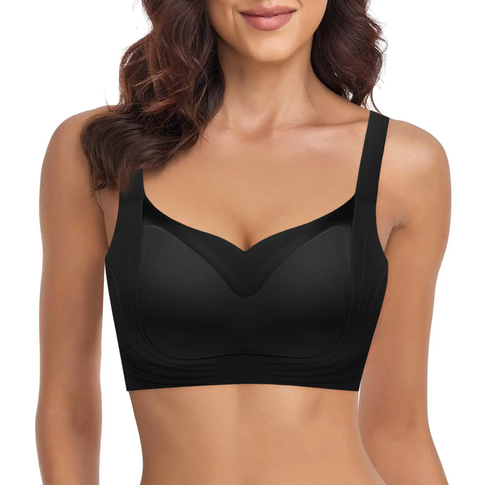 Women's Comfortable Sexy And Traceless Chest Gathered Without Steel Rings Soft Support Collar Closure Anti Drop One-piece Bras
Women's Comfortable Sexy And Traceless Chest Gathered Without Steel Rings Soft Support Collar Closure Anti Drop One-piece Bras