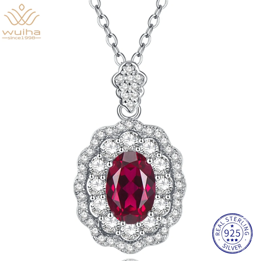 WUIHA 18K White Gold 9*9MM Sapphire Gemstones Necklaces for Women Engagement Gift 925 Sterling Silver Fine Jewelry Drop Shipping
WUIHA 18K White Gold 9*9MM Sapphire Gemstones Necklaces for Women Engagement Gift 925 Sterling Silver Fine Jewelry Drop Shipping