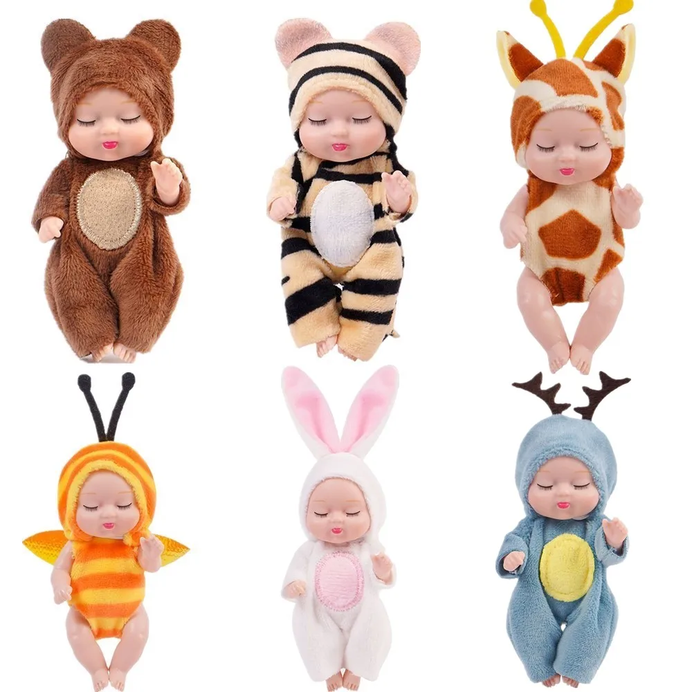 5*11CM Mini Baby Sleep Doll Simulation Infant Baby Soothe Doll Fashion Doll and Animal Clothes Dress Up Accessories Kids Toy
5*11CM Mini Baby Sleep Doll Simulation Infant Baby Soothe Doll Fashion Doll and Animal Clothes Dress Up Accessories Kids Toy