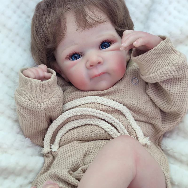 20inch Bebe Reborn Baby Dolls Finished Painted 3D Skin Visible Veins Newborn Size Baby Collectible Art Silicone Cloth Baby Doll
20inch Bebe Reborn Baby Dolls Finished Painted 3D Skin Visible Veins Newborn Size Baby Collectible Art Silicone Cloth Baby Doll