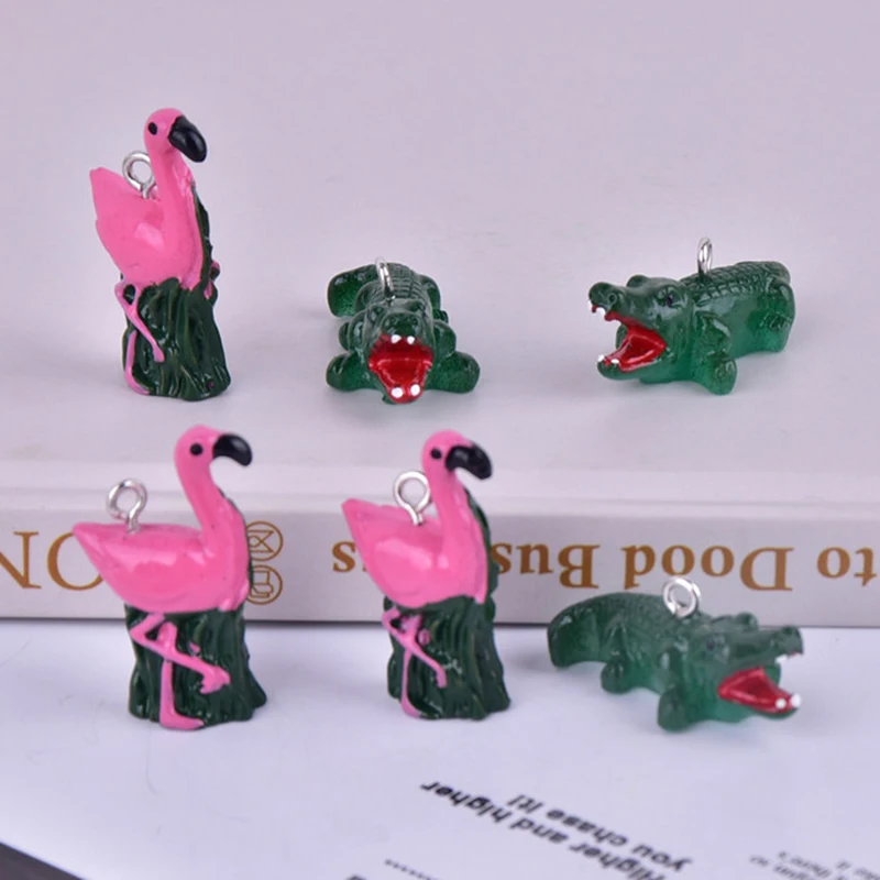 10Pcs Y2k 3D Flamingo Crocodile Pendant Resin Charms Earring Pendants for DIY Jewelry Making Keychain Phone Decor Accessories
10Pcs Y2k 3D Flamingo Crocodile Pendant Resin Charms Earring Pendants for DIY Jewelry Making Keychain Phone Decor Accessories
