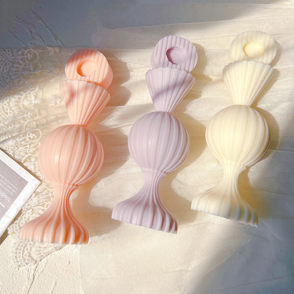 Круглая силиконовая форма в виде конуса, свечи, модная Геометрическая силиконовая форма ручной работы, инструмент для изготовления соевого...
Круглая силиконовая форма в виде конуса, свечи, модная Геометрическая силиконовая форма ручной работы, инструмент для изготовления соевого...