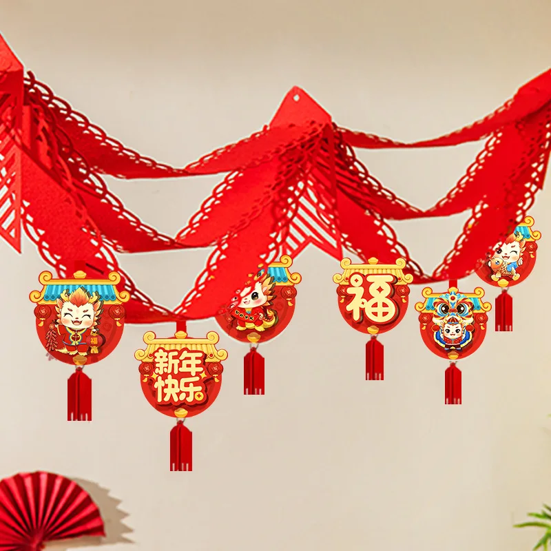 Chinese New Year Decoration 2024 Red Dragon Pennant Spring Festive Dragon Ornament Wave Flag Party Supplies Home Decor Gifts
Chinese New Year Decoration 2024 Red Dragon Pennant Spring Festive Dragon Ornament Wave Flag Party Supplies Home Decor Gifts