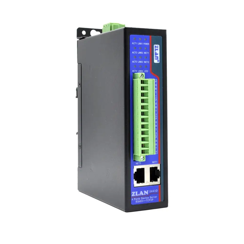 4-портовая изоляция RS485 к Ethernet TCPIP преобразователь Modbus RTU TCP шлюз DIN-рейка последовательное устройство сервер ZLAN5443D
4-портовая изоляция RS485 к Ethernet TCPIP преобразователь Modbus RTU TCP шлюз DIN-рейка последовательное устройство сервер ZLAN5443D