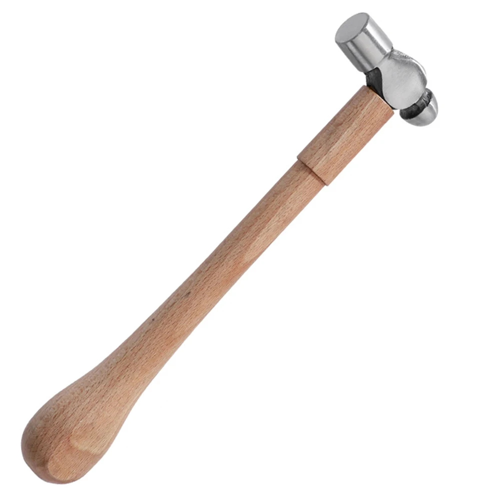 Hammer With Wooden Non-slip Handle For Silversmith Goldsmith Jewelers Gold Beating Polishing Round Head Hammers Beating Tools
Hammer With Wooden Non-slip Handle For Silversmith Goldsmith Jewelers Gold Beating Polishing Round Head Hammers Beating Tools