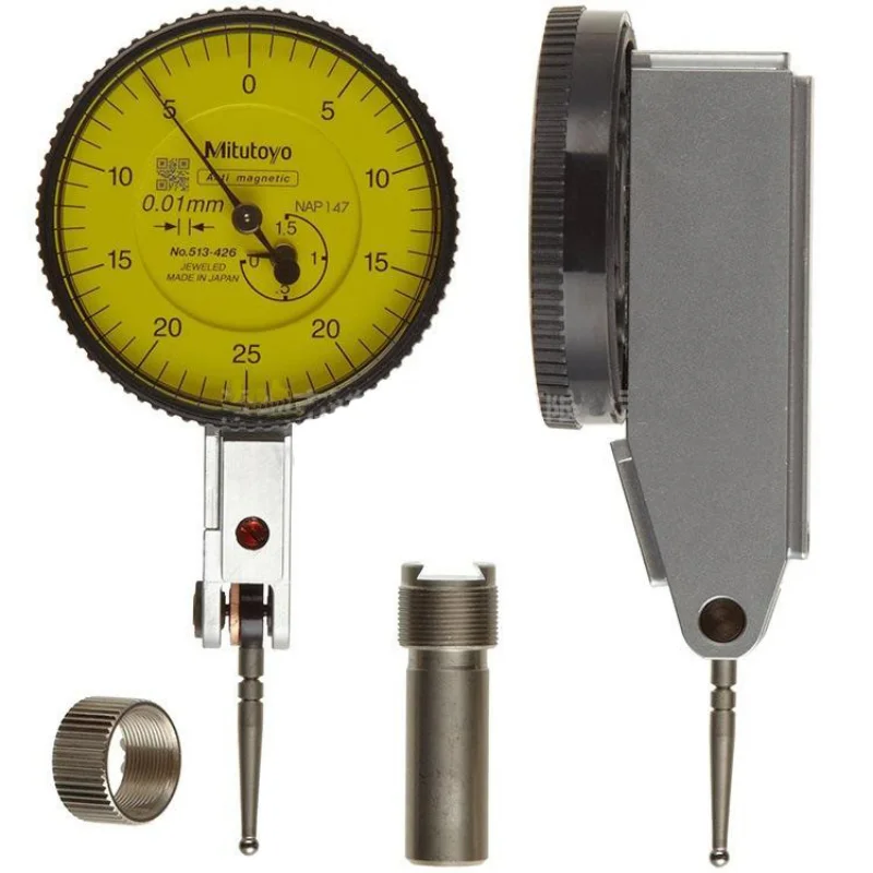 Mitutoyo Japan Dial Indicator 513-426-10E TI-153EX Measuring Range 1.5mm/0.01 0-25-0 Lever Indicator Japan Made
Mitutoyo Japan Dial Indicator 513-426-10E TI-153EX Measuring Range 1.5mm/0.01 0-25-0 Lever Indicator Japan Made