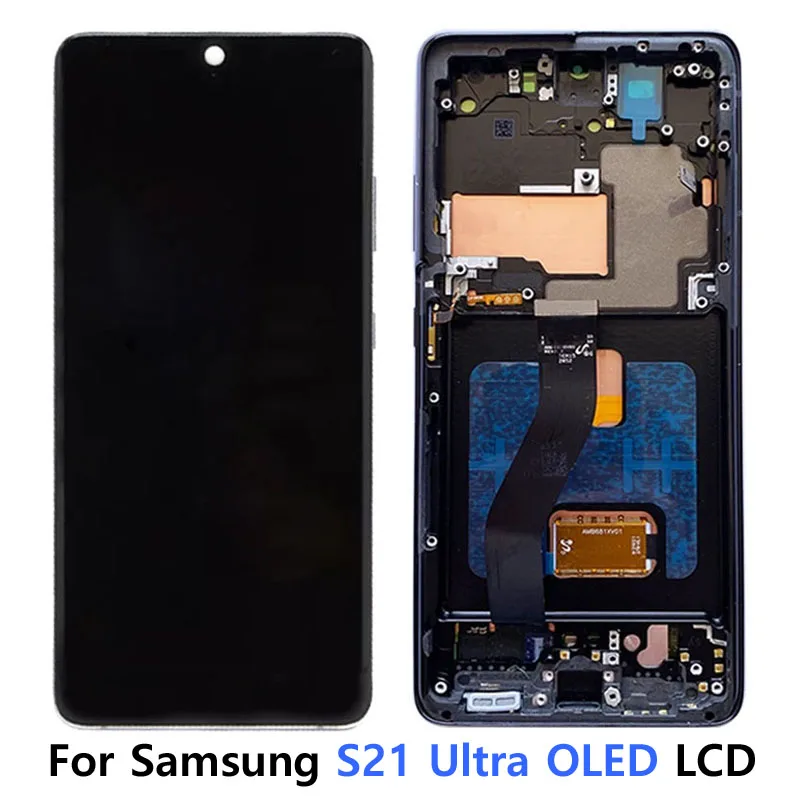 ЖК-экран 6,8 дюйма S21U G998 для Samsung Galaxy S21 Ultra LCD SM-G998F/DS G998B G998U дисплей сенсорный экран дигитайзер
ЖК-экран 6,8 дюйма S21U G998 для Samsung Galaxy S21 Ultra LCD SM-G998F/DS G998B G998U дисплей сенсорный экран дигитайзер