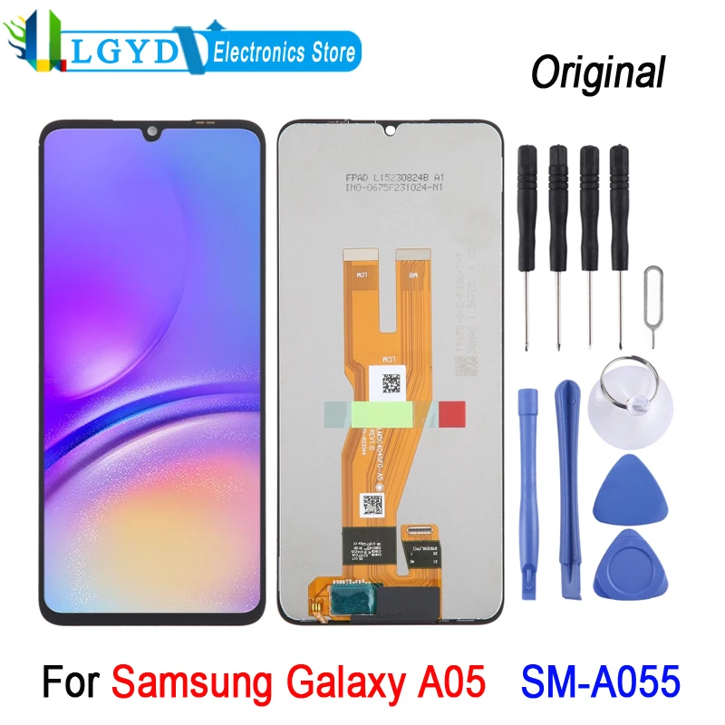Original LCD Screen For Samsung Galaxy A05 SM-A055 LCD Display and Digitizer Full Assembly Repair Spare Part
Original LCD Screen For Samsung Galaxy A05 SM-A055 LCD Display and Digitizer Full Assembly Repair Spare Part