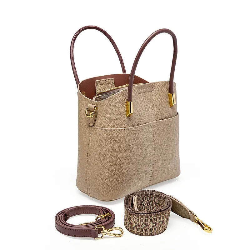 Small Genuine Leather Versatile Foreigner Advanced Feel Casual Cowhide Handheld Crossbody Bucket Women's Bag
Small Genuine Leather Versatile Foreigner Advanced Feel Casual Cowhide Handheld Crossbody Bucket Women's Bag