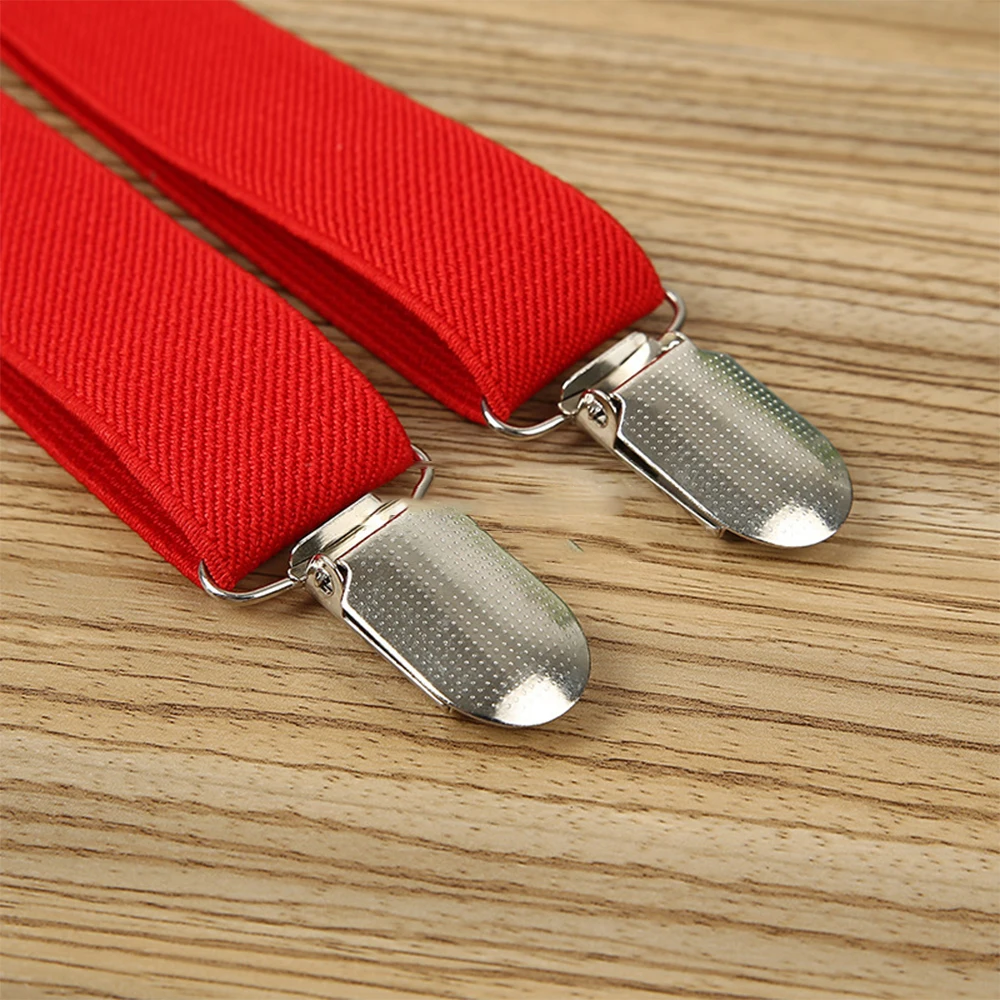 4 Clips Suspenders & Bow Tie Sets For Men Women Solid Color Elastic Adjustable Unisex Wedding Party X-Back Brace Belt Straps
4 Clips Suspenders & Bow Tie Sets For Men Women Solid Color Elastic Adjustable Unisex Wedding Party X-Back Brace Belt Straps