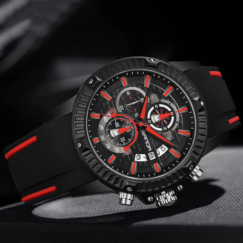 Chronograph SANDA Men Wrist Watches Silicone Band Date Luminous Men Watches For Male Clock 2023 Top Brand Luxury Dropship reloj
Chronograph SANDA Men Wrist Watches Silicone Band Date Luminous Men Watches For Male Clock 2023 Top Brand Luxury Dropship reloj