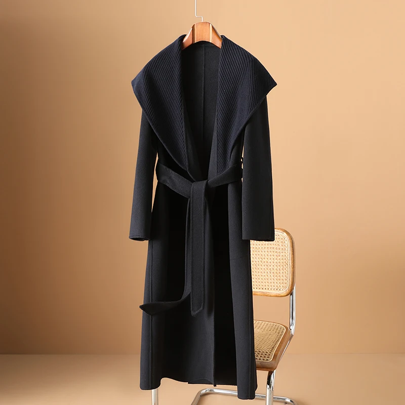 Xiaoxiangfeng Ladies Temperament Off White Cashmere Coat Women's Autumn and Winter 2023 New Long Double sided Fleece Coat
Xiaoxiangfeng Ladies Temperament Off White Cashmere Coat Women's Autumn and Winter 2023 New Long Double sided Fleece Coat