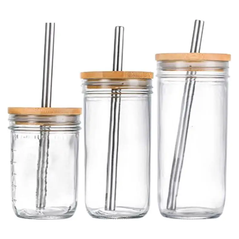 500/650/730 Ml Iced Coffee Glasses Reusable Wide Mouth Drinking Glasses With Lids Transparent Tumbler Cup Juice Milkshakes Cups
500/650/730 Ml Iced Coffee Glasses Reusable Wide Mouth Drinking Glasses With Lids Transparent Tumbler Cup Juice Milkshakes Cups