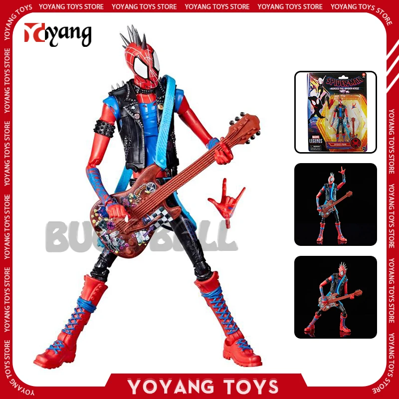 

[in Stock] Original 1/12 Spider Man Action Figure Ml Legendary Series Punk Spiderman Anime Figures Collectble Rock Spiderman Toy