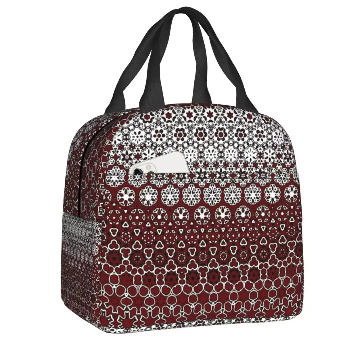 Новинка 2023 года, ланч-боксы Sindhi Ajrak с рисунком бордового цвета, традиционный пакистанский охладитель, Термоизолированный Ланч-бокс с едой для детей и школьников 
Новинка 2023 года, ланч-боксы Sindhi Ajrak с рисунком бордового цвета, традиционный пакистанский охладитель, Термоизолированный Ланч-бокс с едой для детей и школьников